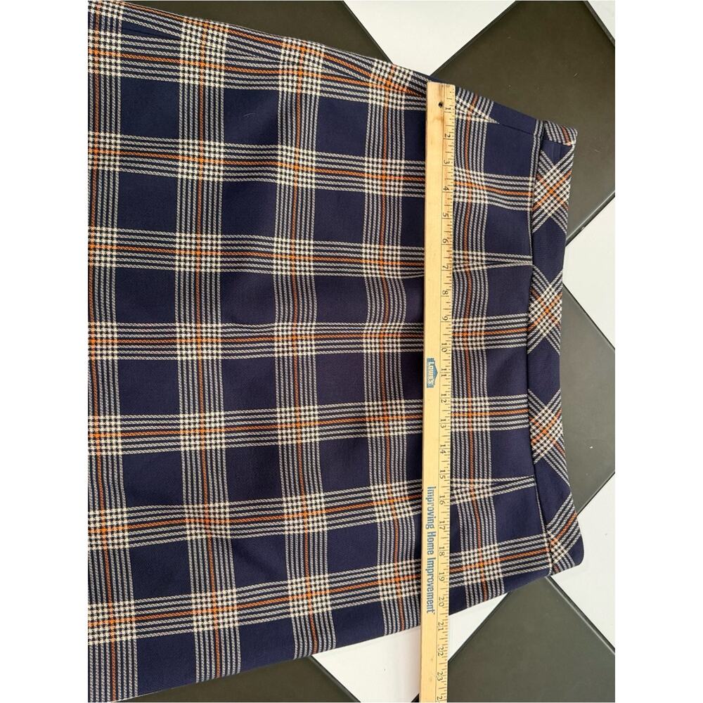 X2 Brooks Brothers Purple Plaid Mini Skirt and Black White Floral NEW - Picture 7 of 13